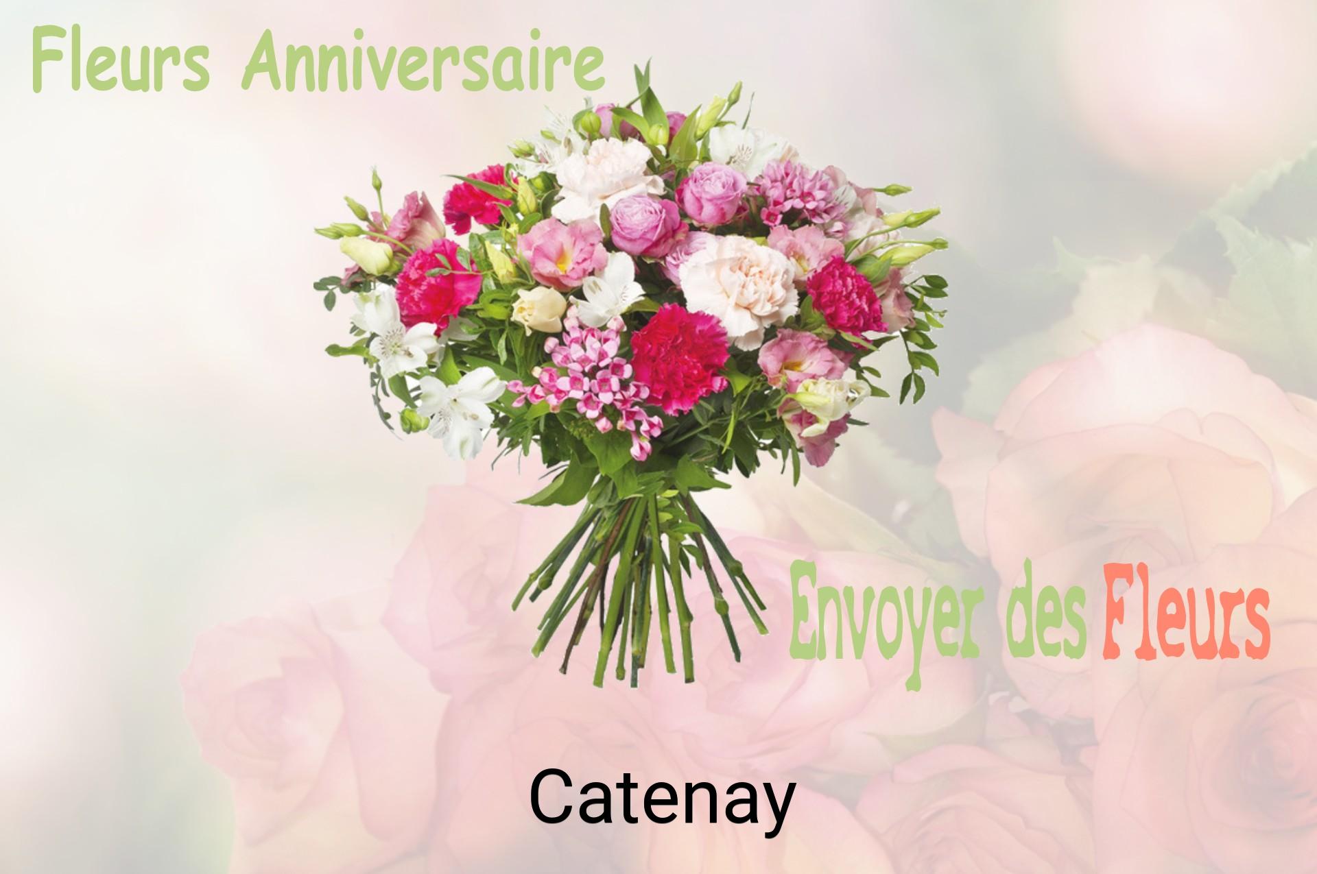Bouquet de fleurs d’anniversaire livré à Catenay